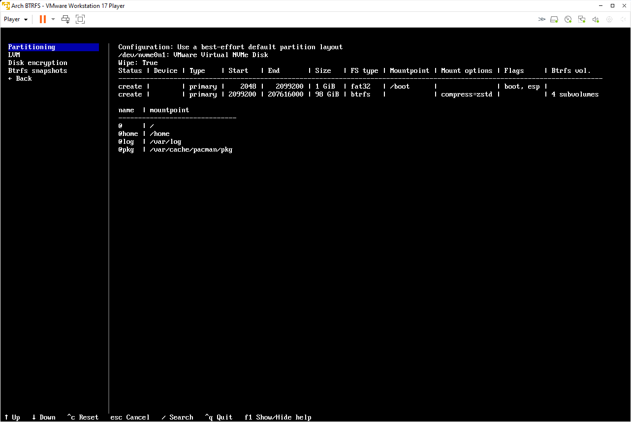 btrfs